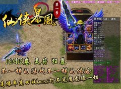 传奇一条龙版本仙侠暴风微变合击无秒杀-BLUE